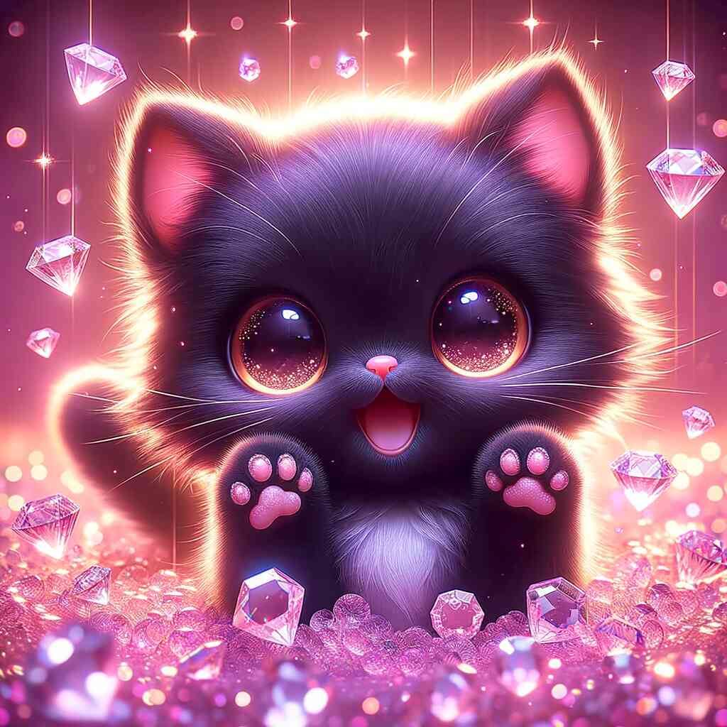 Diamond Painting - Funny cat