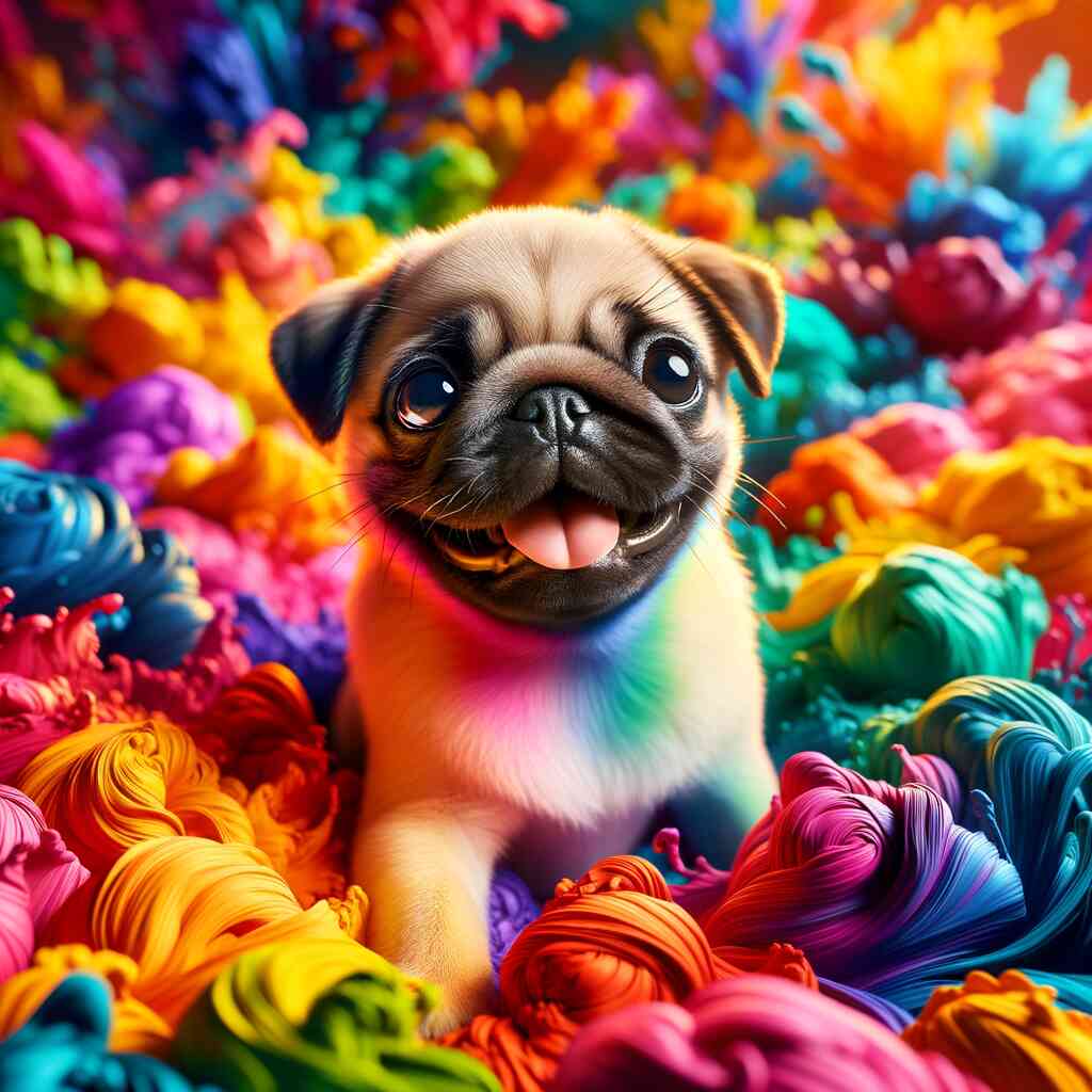 Diamond Painting - Color dreams of a puppy