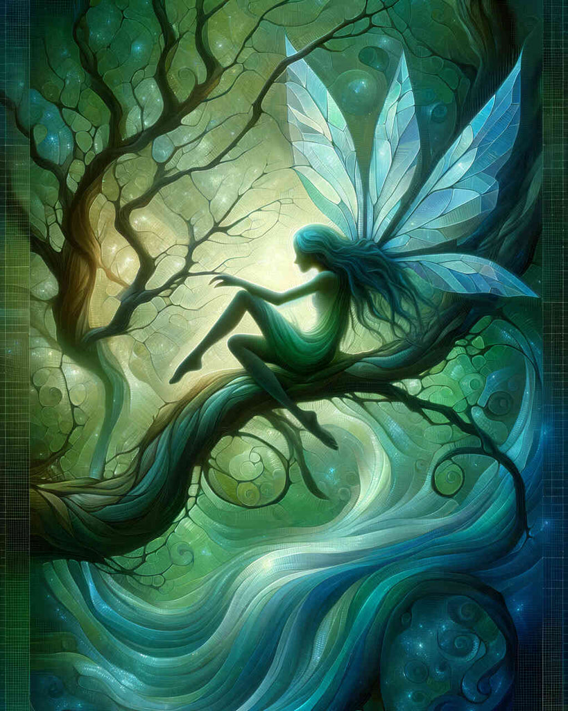 Diamond Painting - Fairy resting