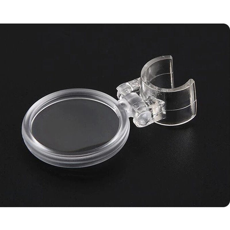 Magnifying Attachment for Applicator Pen on black background for precise diamond painting.