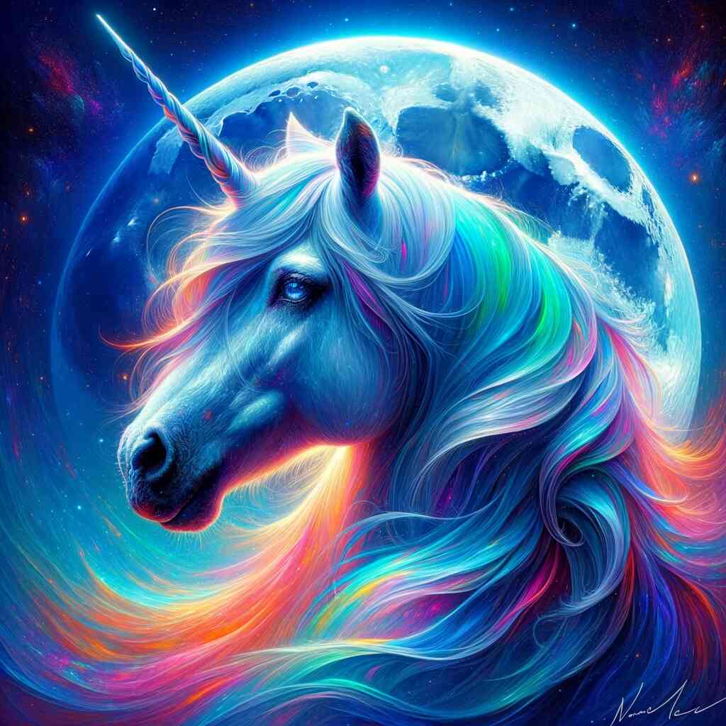 Diamond Painting - Cosmic Unicorn