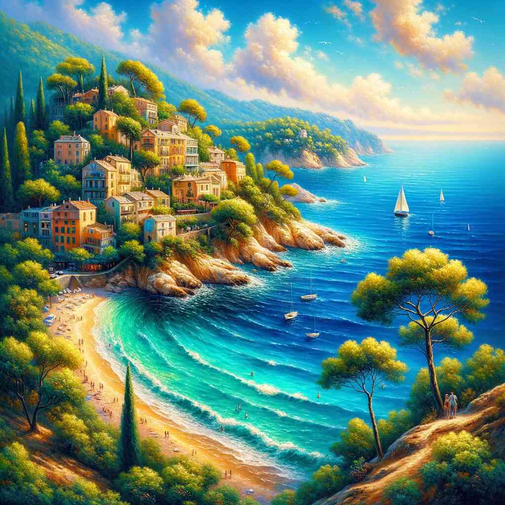 Diamond Painting - Mediterranean dream view