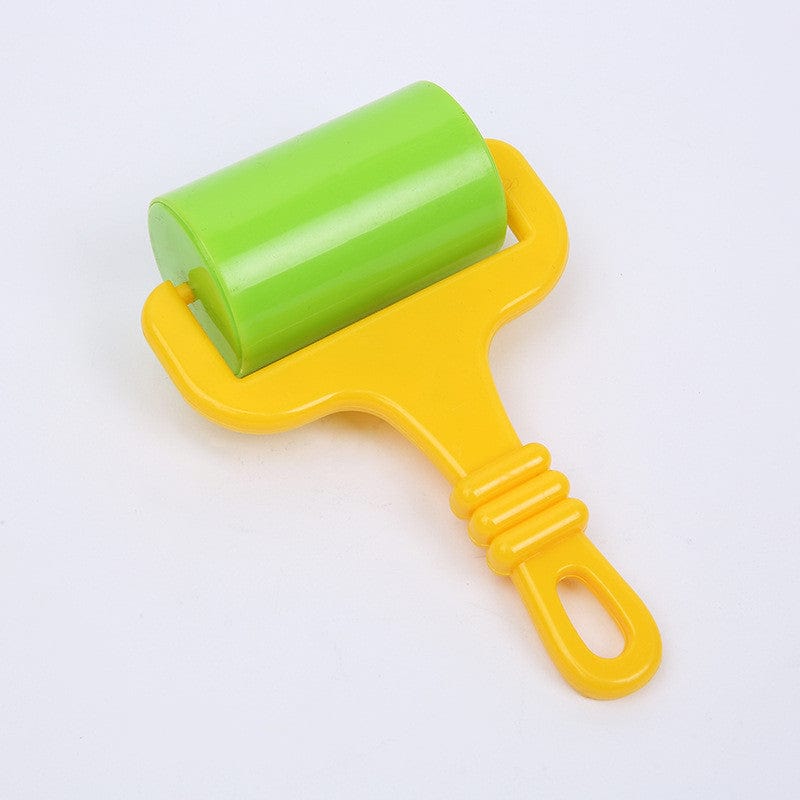 Diamond Painting Roller with Green Roller and Yellow Handle for Firmly Attaching Diamonds to Canvas