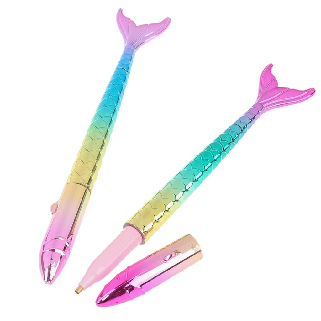 Diamond Painting Applicator Pen - Fish Design in vibrant colors with scales and fish tail ends.